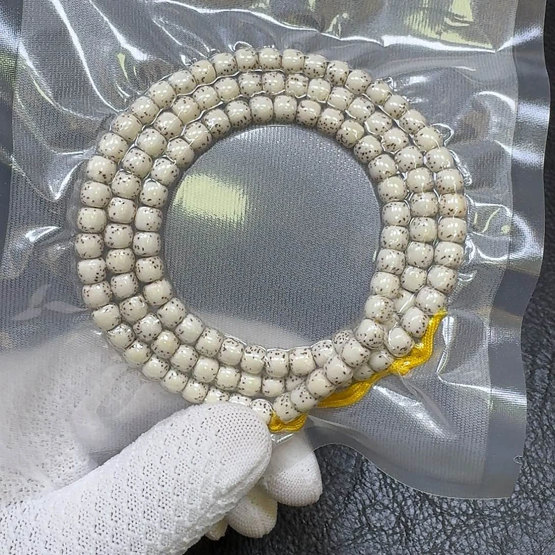 手串星月菩提7*6原生态大留白长串