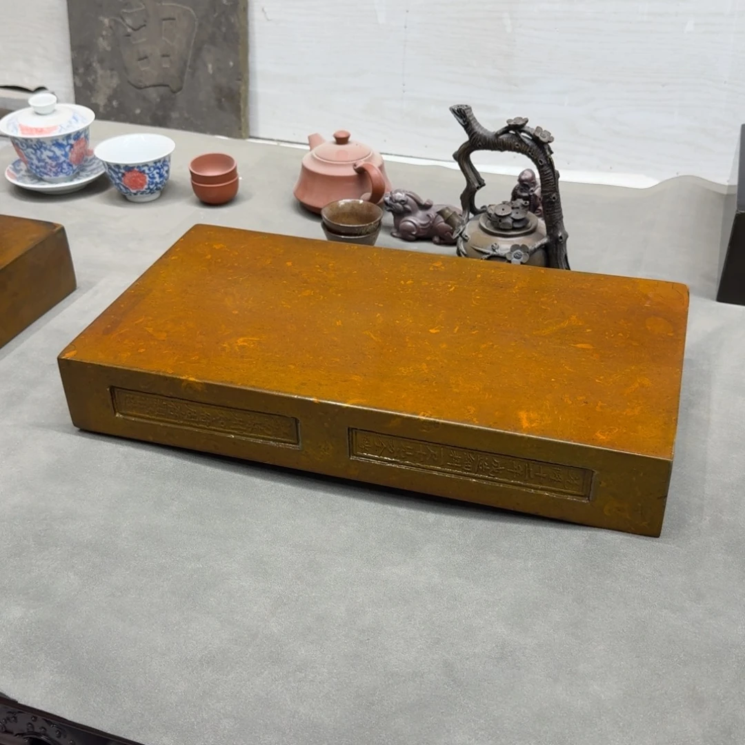 砖雕40-20-6 老料金砖 古铜色