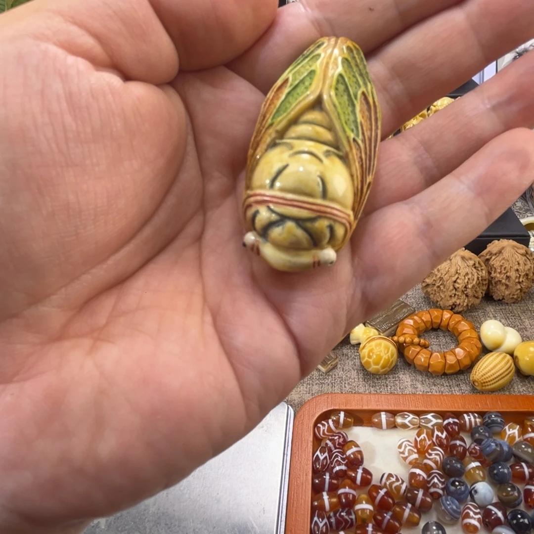 手串/手链鹿骨19-鹿角金蝉