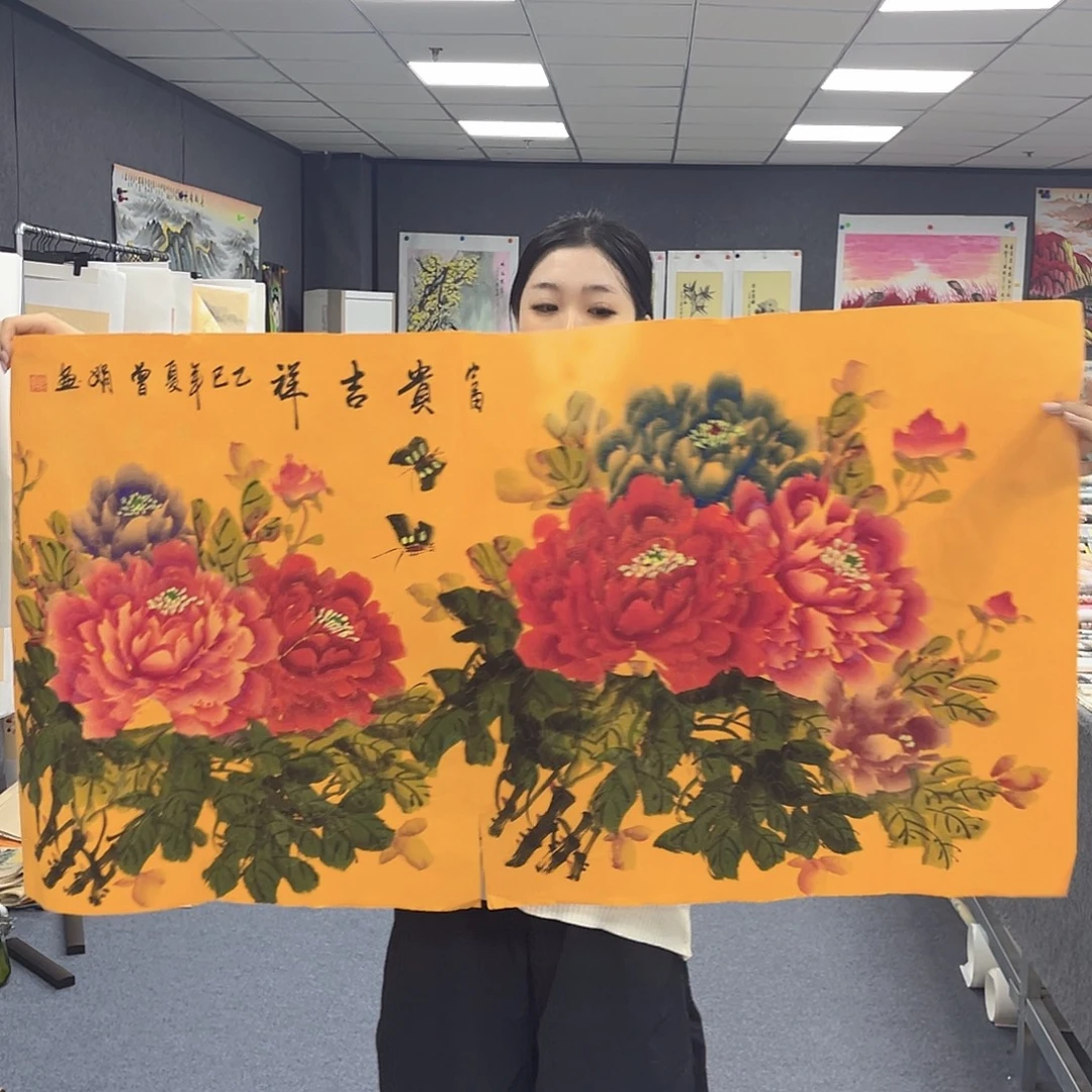 国画作品小姐姐放漏…