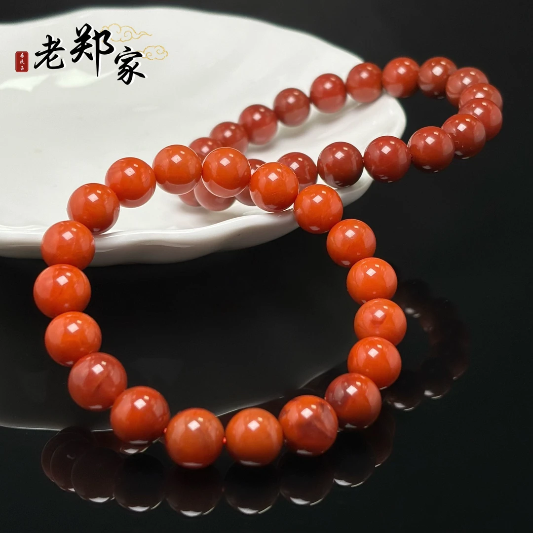 【老郑家】天然南红玛瑙手串  约10mm+（多样性发1件）BXG66