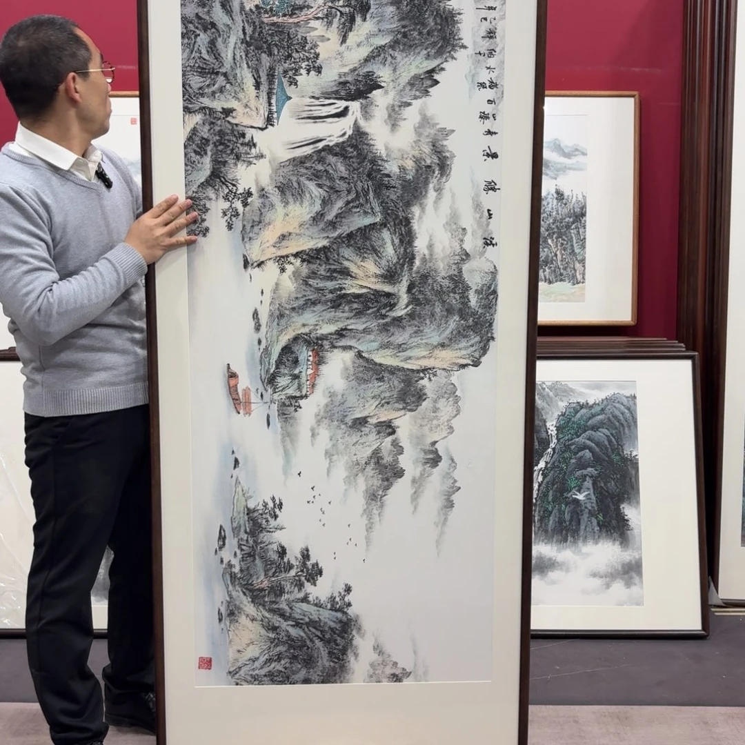 国画手绘作品210/80