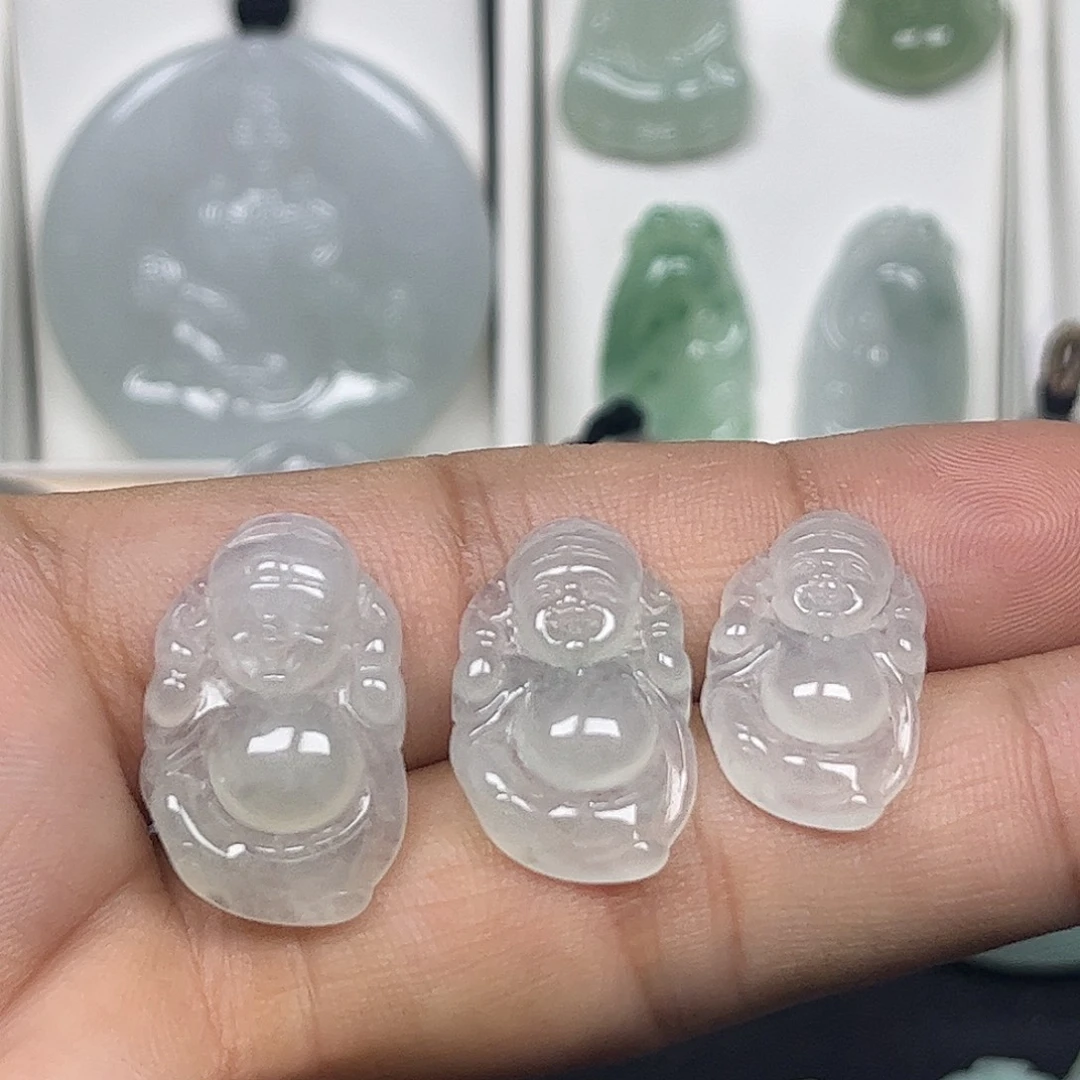 颈饰未镶嵌翡翠缅甸翡翠多样性发货发其一