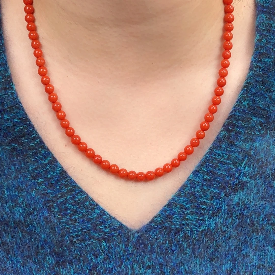 南红玛瑙未镶嵌颈饰毕业6+