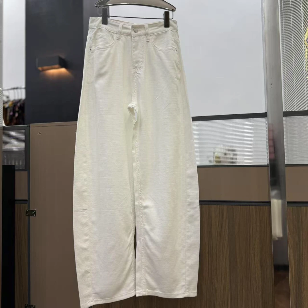 3260夏季薄款白色牛仔裤(108公分)