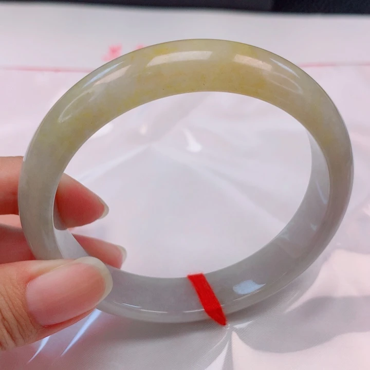 翡翠未镶嵌手镯59圈