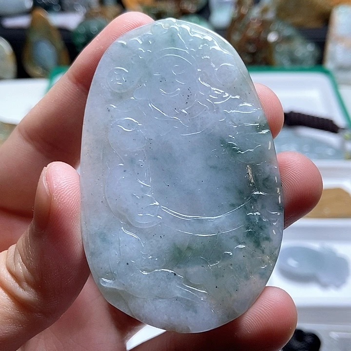 翡翠未镶嵌颈饰翡翠a货