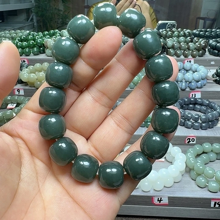 手链未镶嵌和田玉新疆且末蓝老型卡14