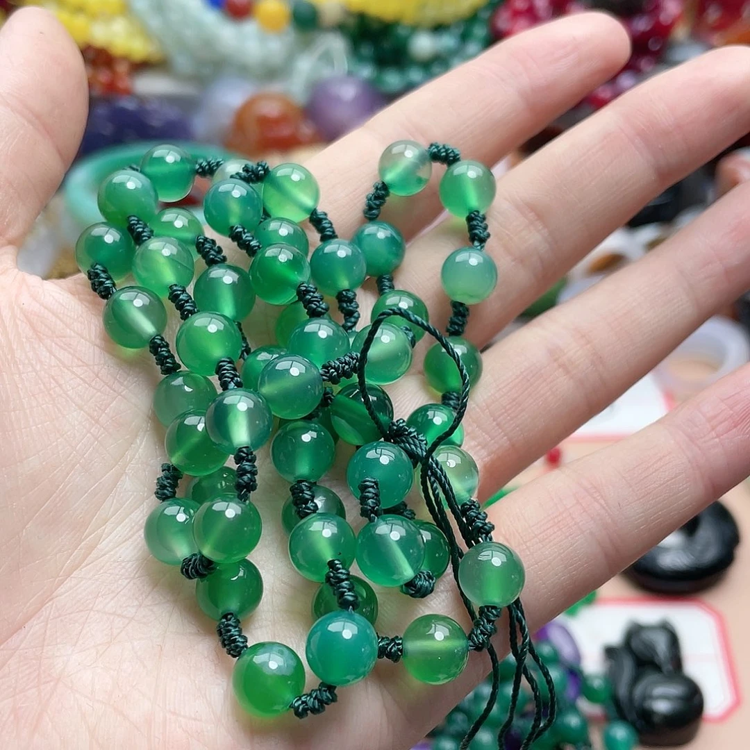 玛瑙/玉髓颈饰合金云**清