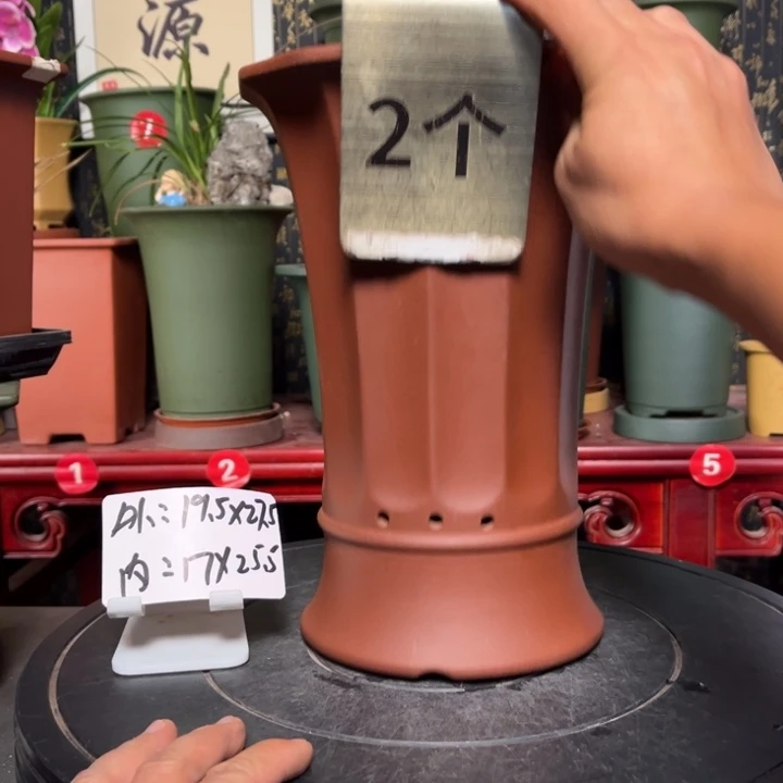 紫砂花盆紫砂花盆