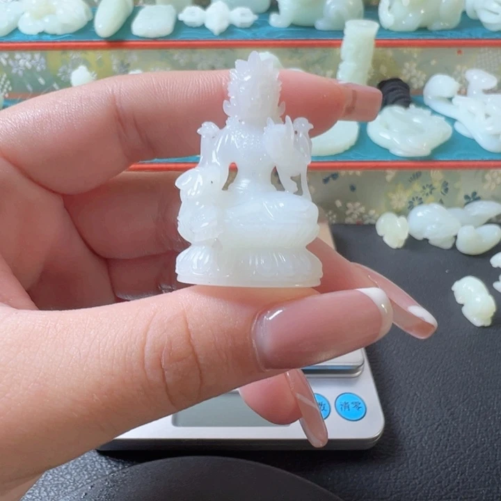 和田玉未镶嵌挂件12