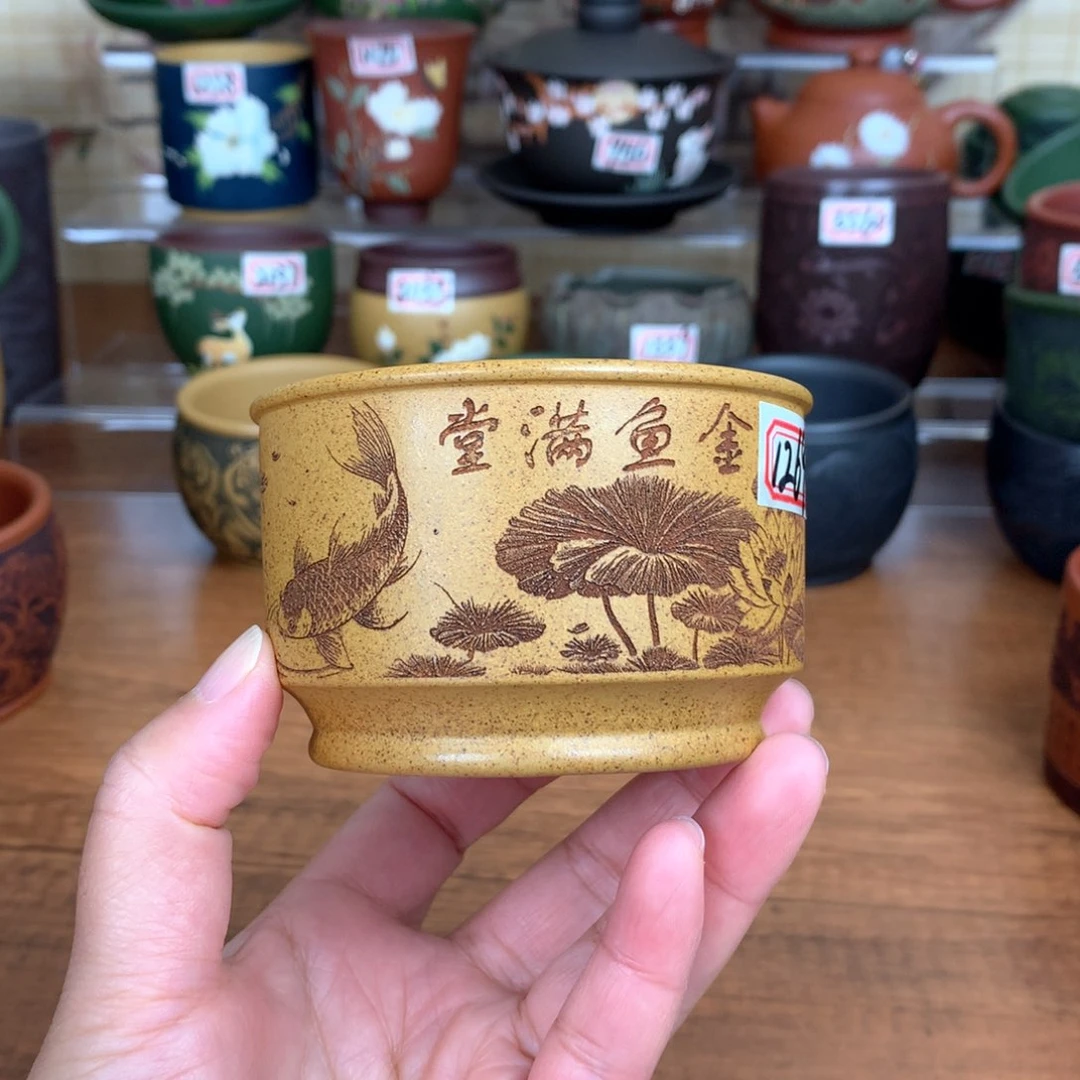 茶杯紫砂宜兴紫砂茶具