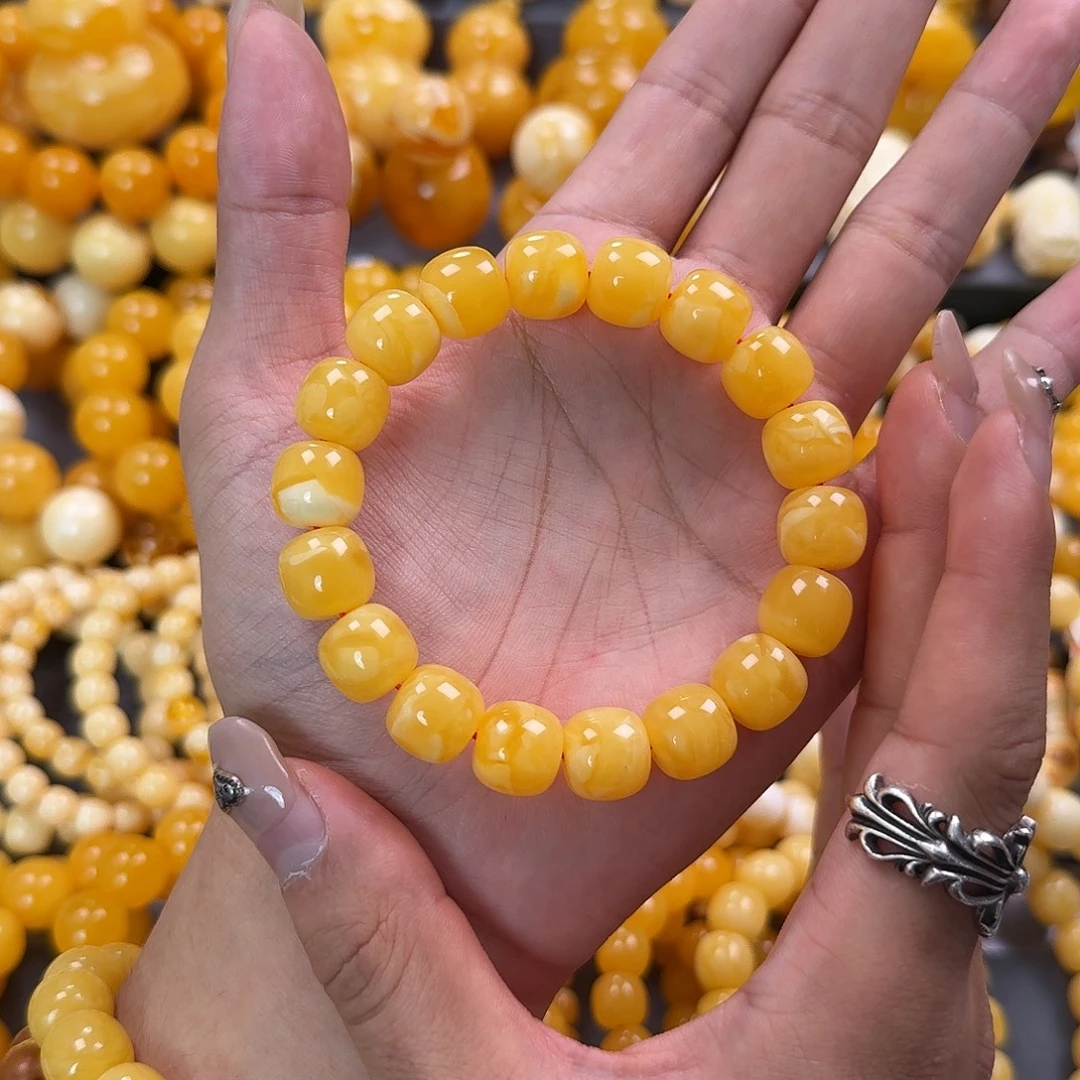 蜜蜡未镶嵌珠宝奇石同料13mm