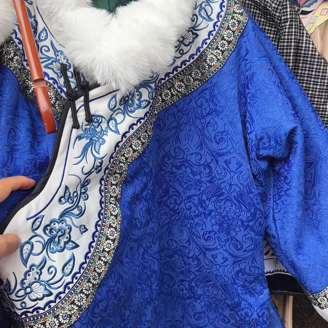 湘西苗族刺绣大花棉服169 100斤