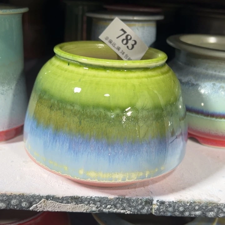 ****口7高8 手工花盆满30包邮