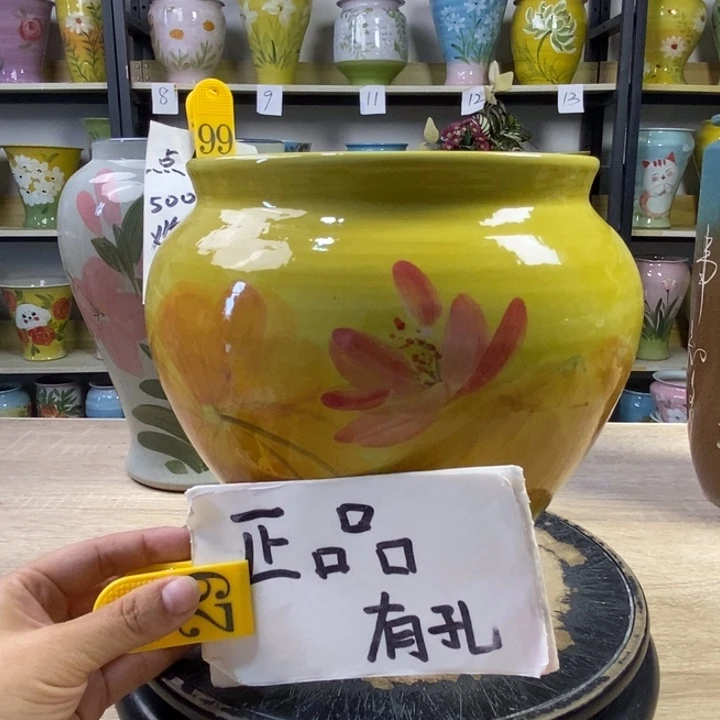 景德镇高温陶瓷花盆