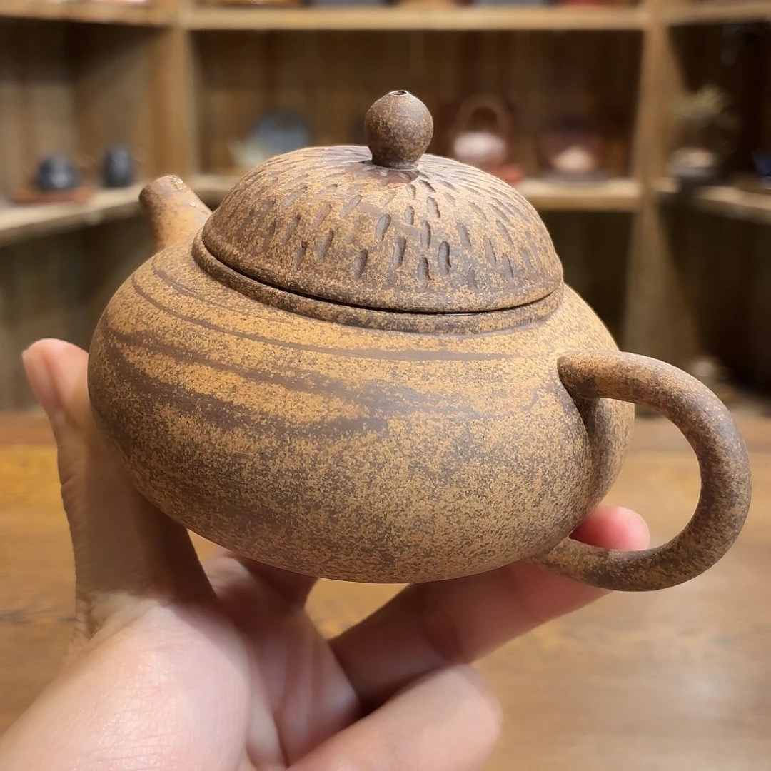 柴烧老岩泥茶器皿