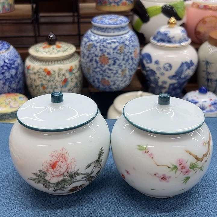 瓷片茶叶罐茶叶罐@@