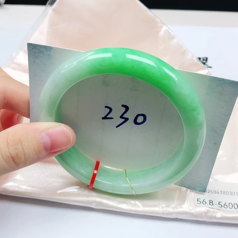 【闪购商品】翡翠手镯未镶嵌缅甸天然a货手镯56+