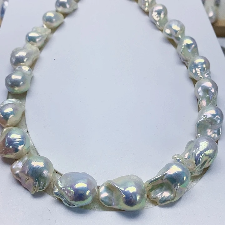 银S925镶嵌耳饰淡水珍珠G****n