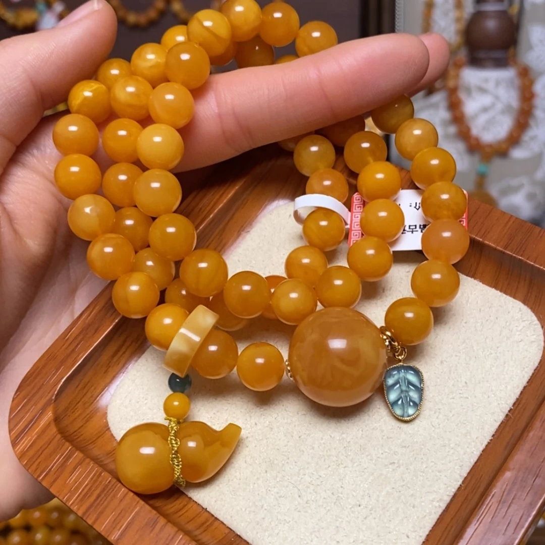 【闪购商品】手链蜜蜡未镶嵌手串定制