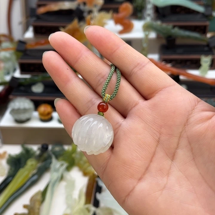 蛇纹石玉未镶嵌岫玉发簪