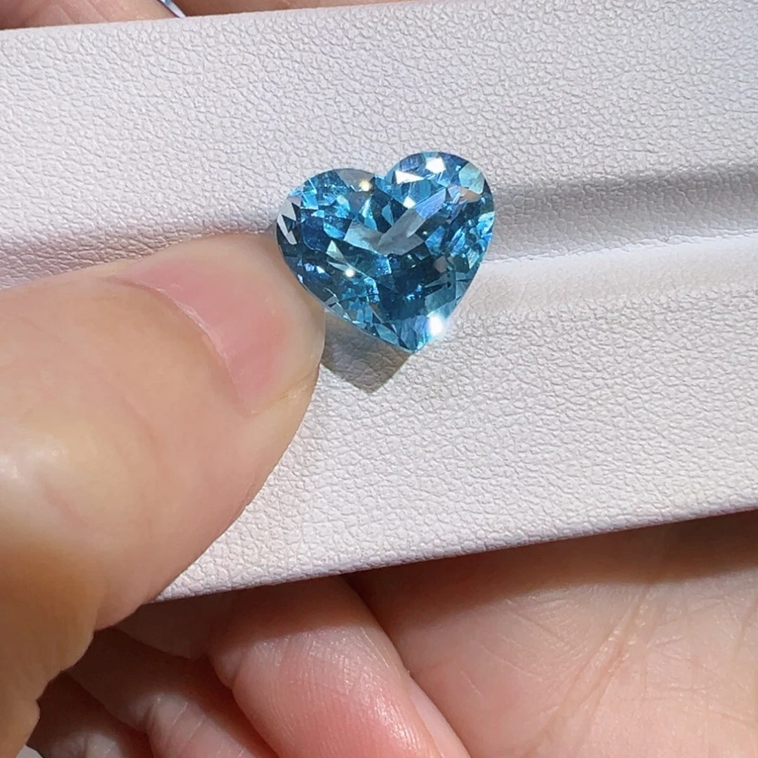 托帕石裸石9ct天空蓝