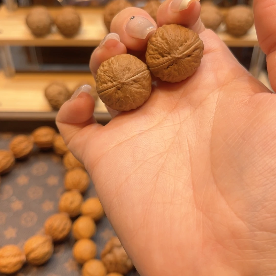 文玩核桃把件小馒头手捻