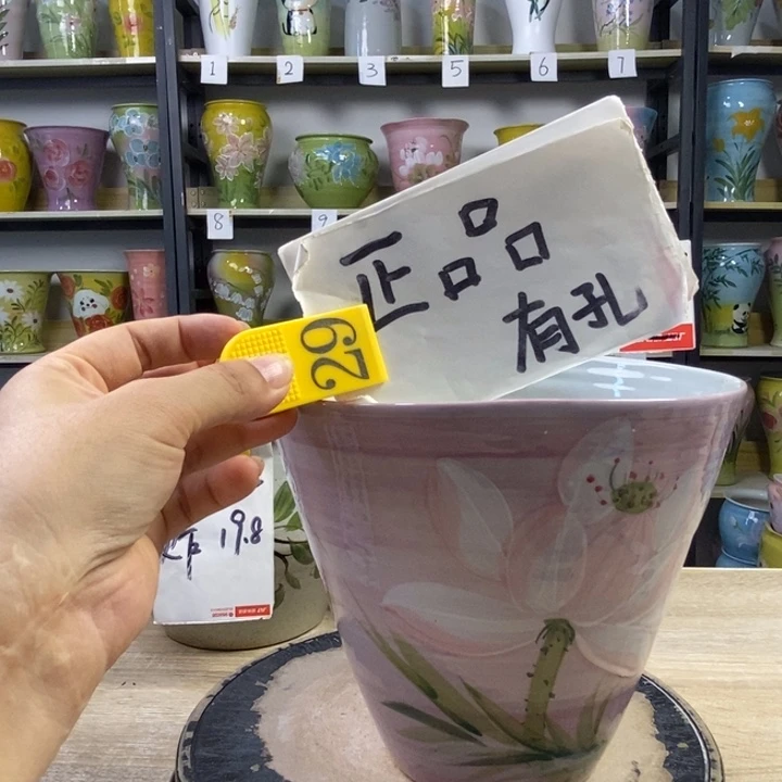 景德镇手工手绘高温陶瓷花盆