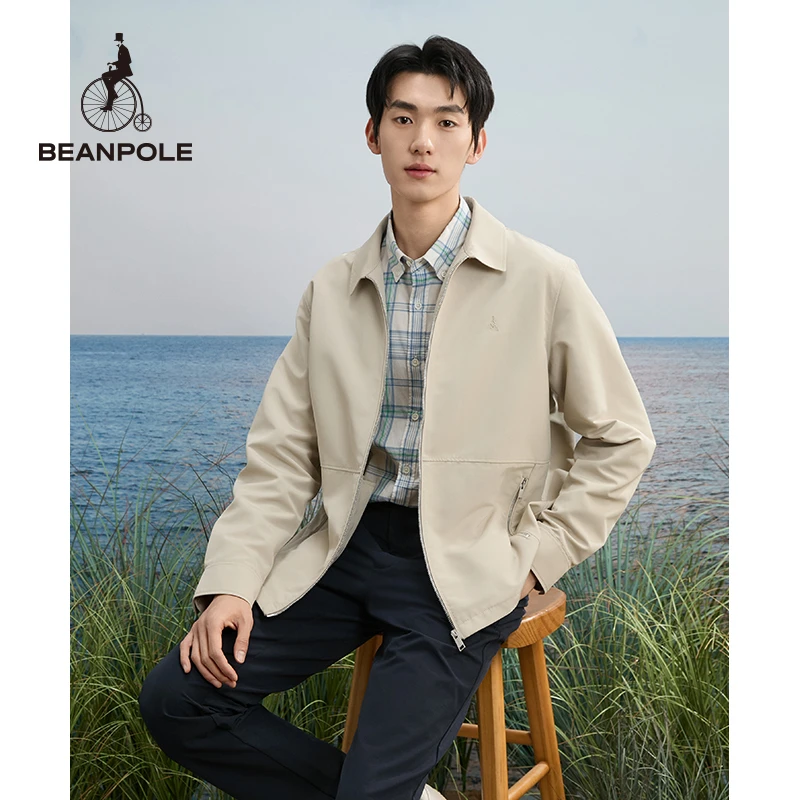 BEANPOLE春季新款 高智男友风商务休闲都市翻领夹克外套BC4164Z91