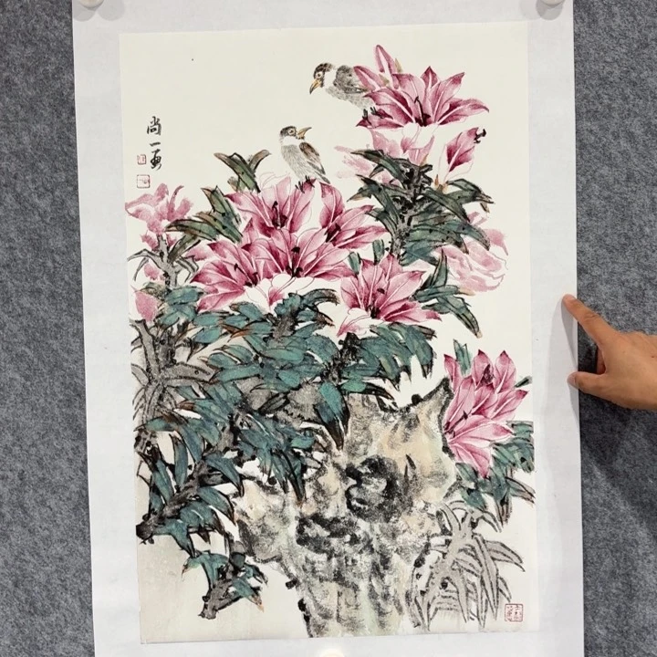 国画国画绘画作品