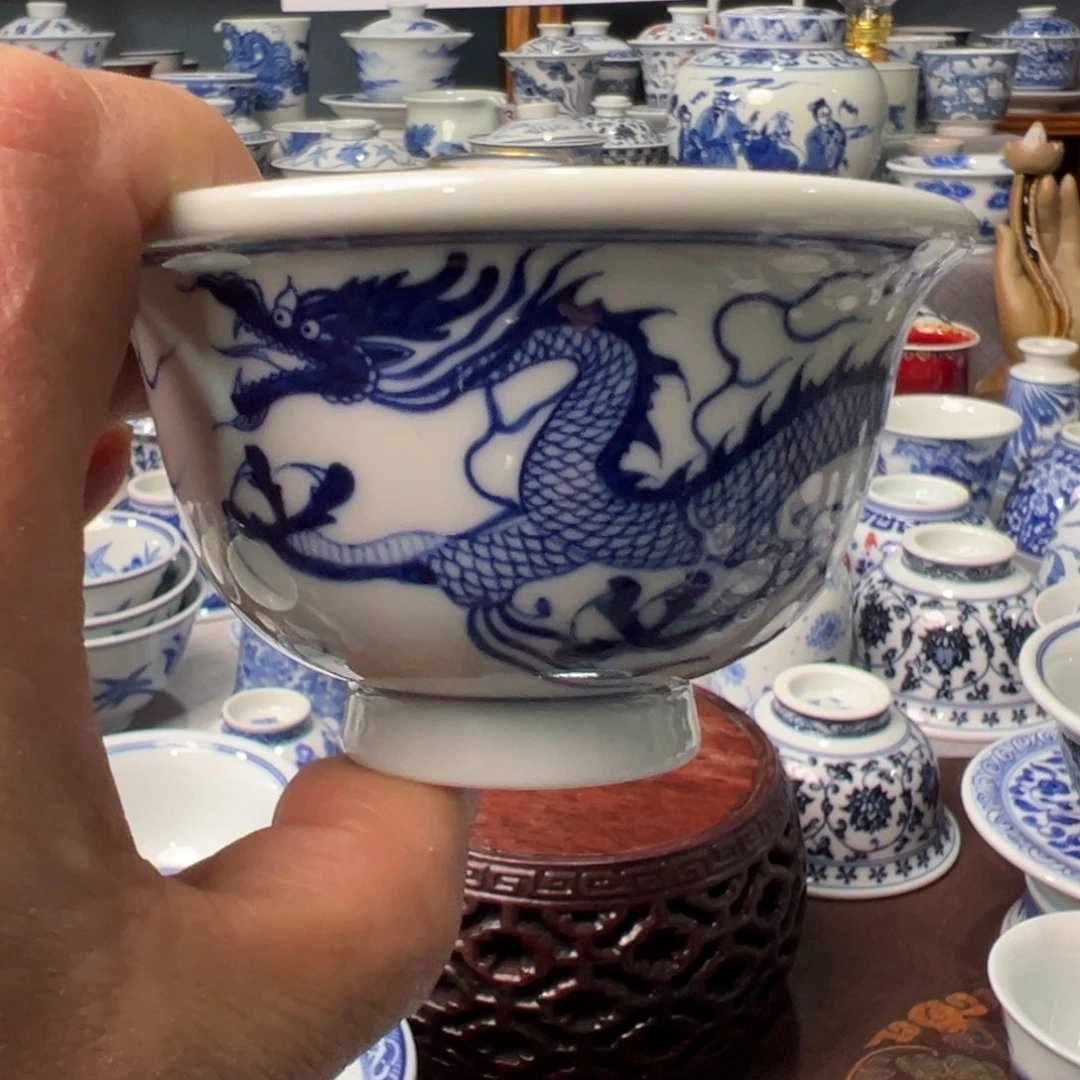摆件景德镇青花陶瓷