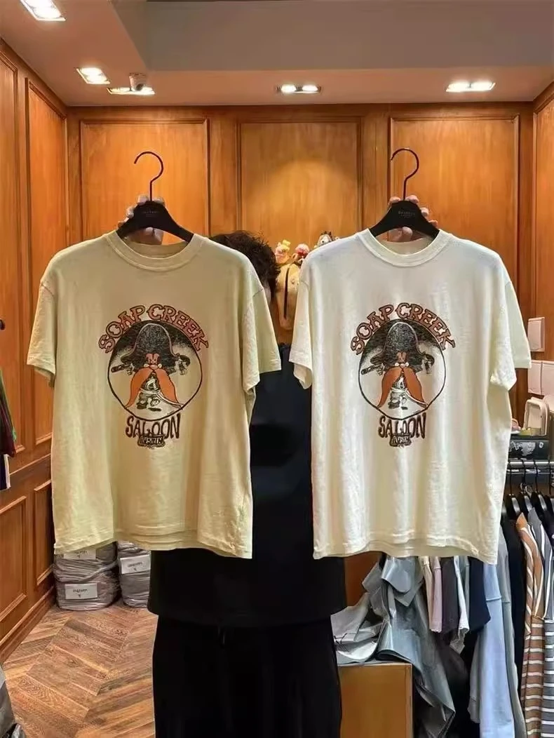 现货！韩国东大门garment2025夏新款洋气卡通字母印花短袖T恤
