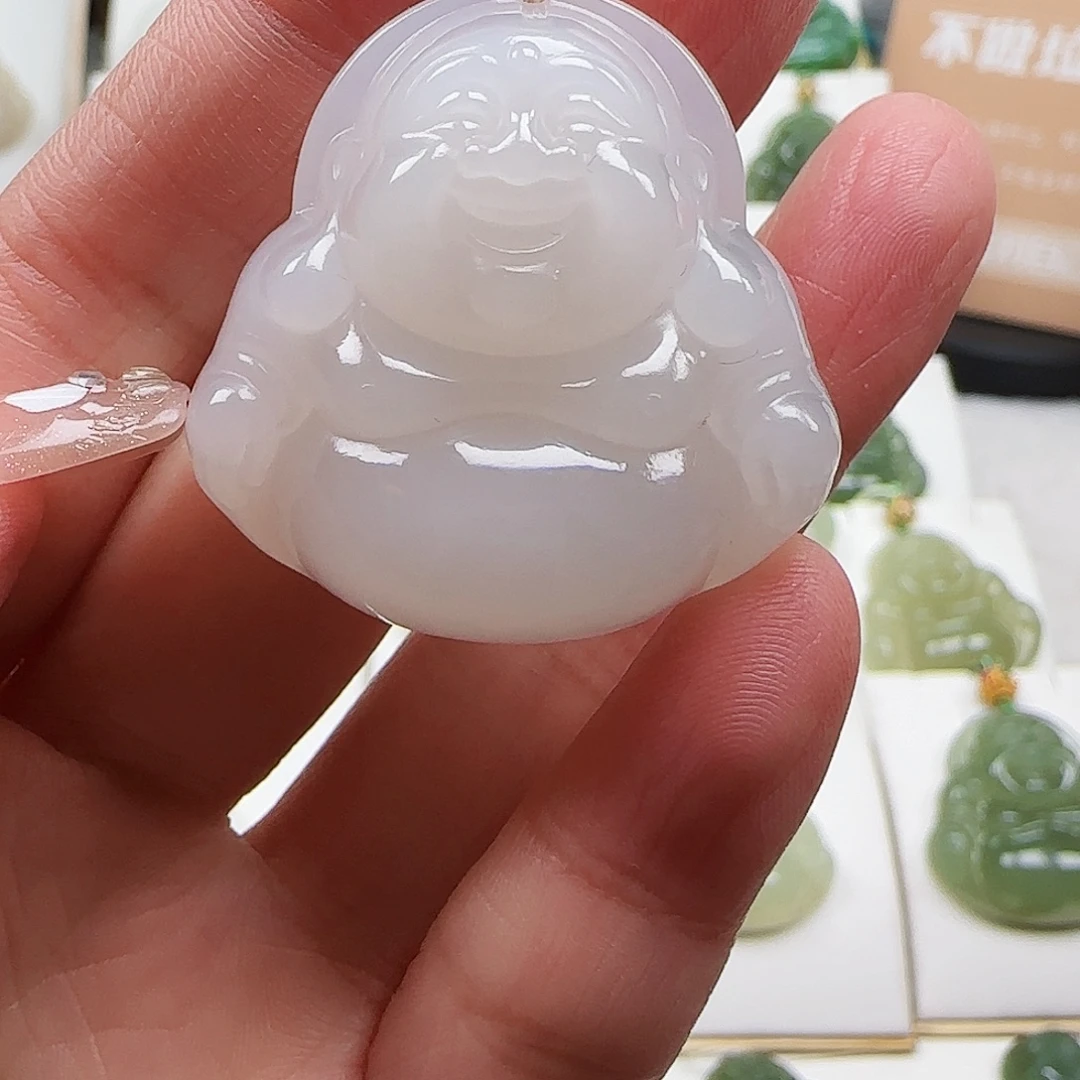 和田玉未镶嵌颈饰35