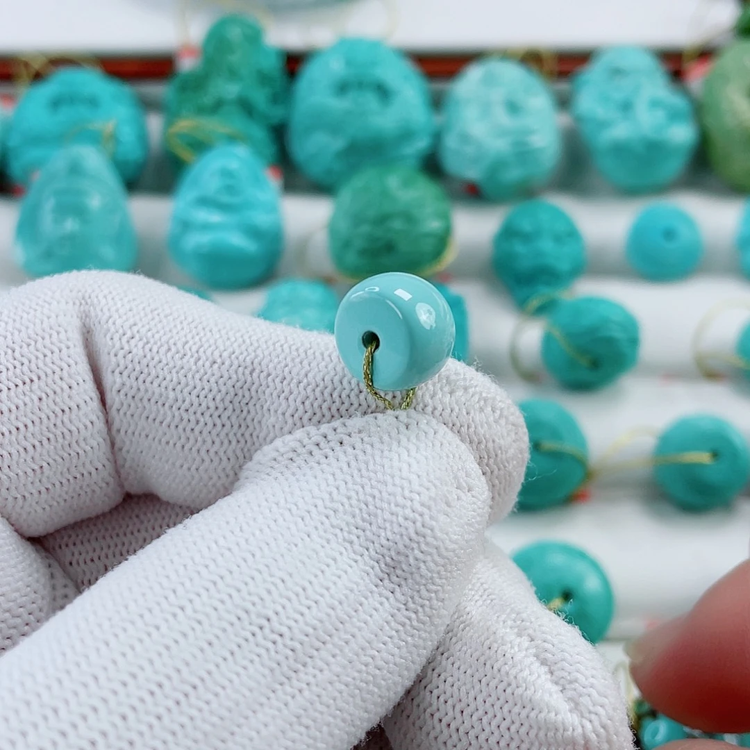 未镶嵌绿松石车挂直径10.7