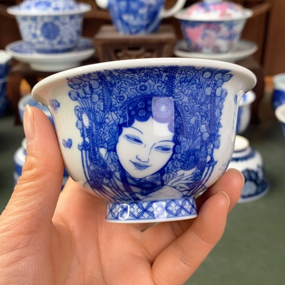 杯景德镇陶瓷手工手绘