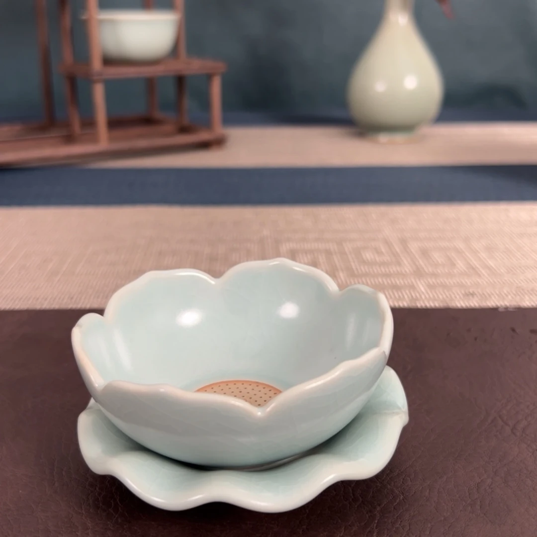 摆件莲花茶漏啊啊啊