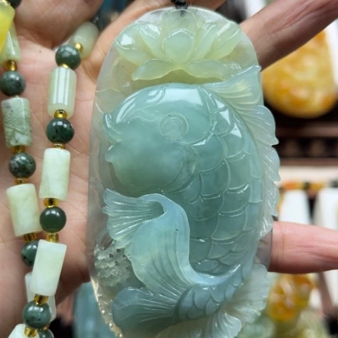 岫玉挂件未镶嵌挂件