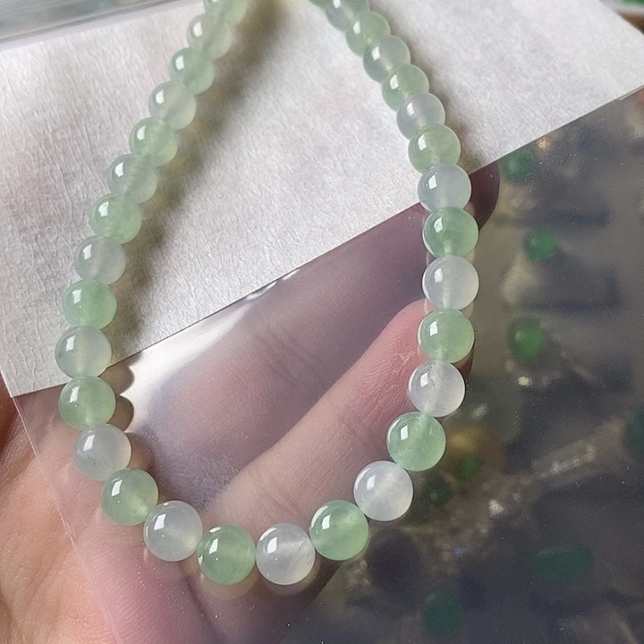 翡翠未镶嵌手链翡翠冰种