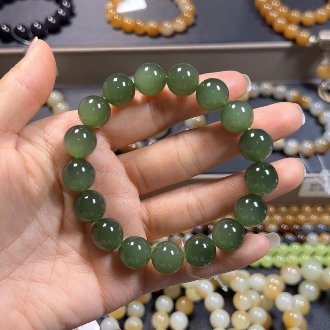 和田玉手链未镶嵌纬*伟