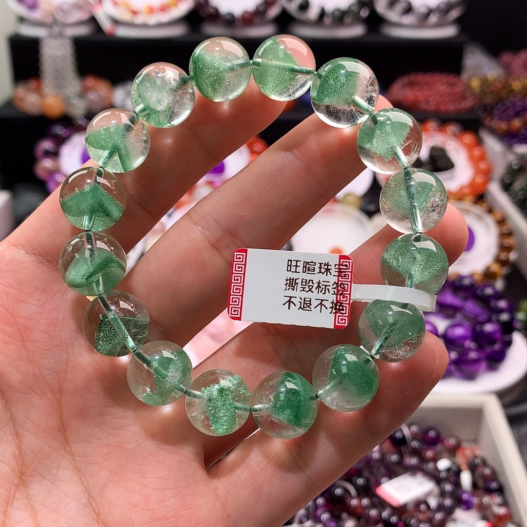 手链未镶嵌水晶翠幽灵金字塔13m