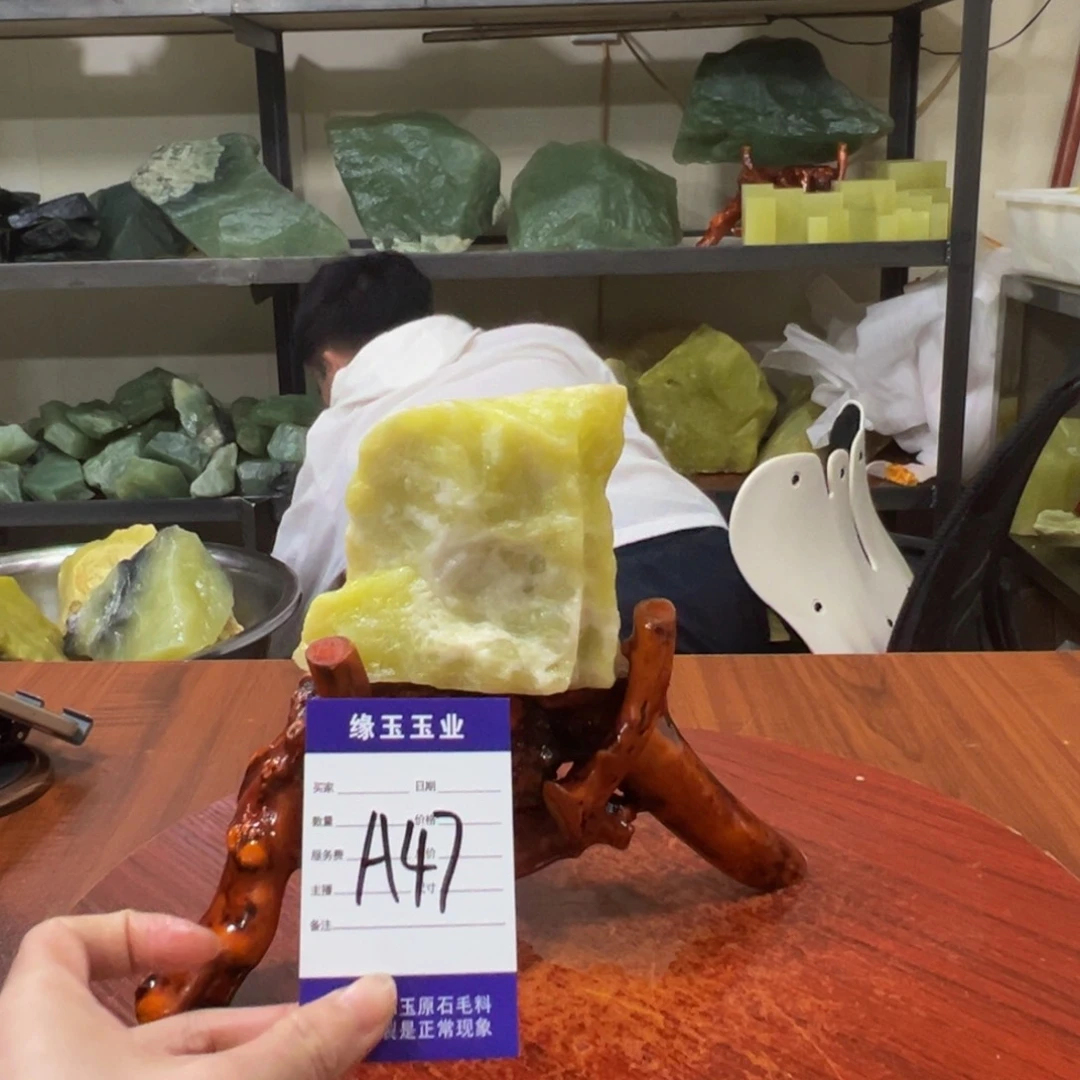 蛇纹石玉未镶嵌原石A47