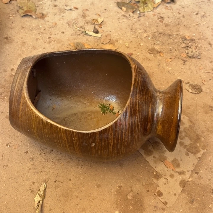 粗陶口径13/21/13进水口1.6厘米