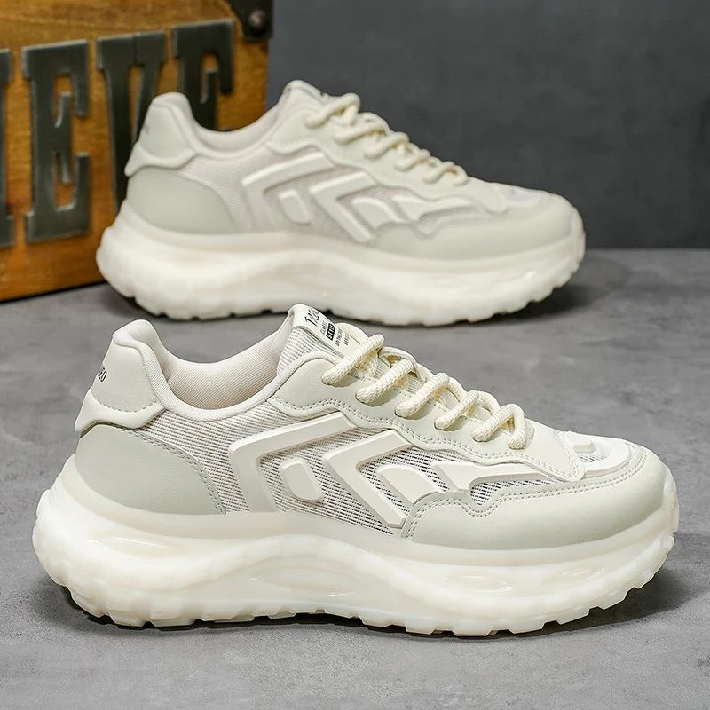 路易圣戈希男鞋夏季轻奢男士时尚休闲鞋干净感痞帅透气百搭舒适