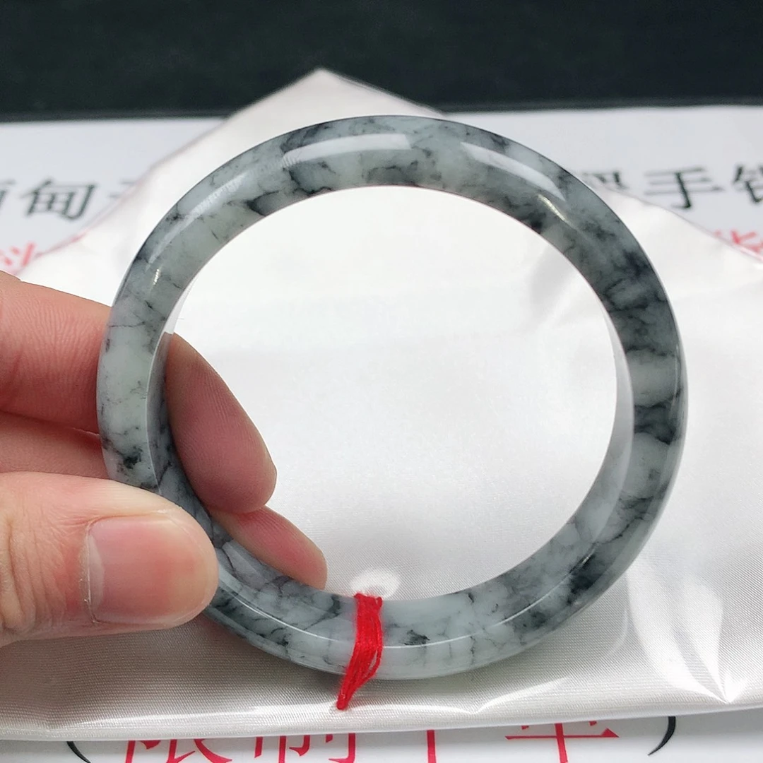 翡翠手镯未镶嵌圈57