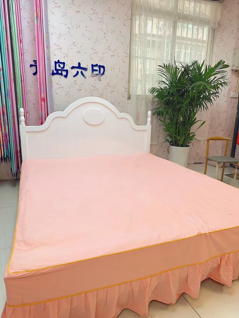 （非六印）全棉床裙荷叶边木耳边床裙