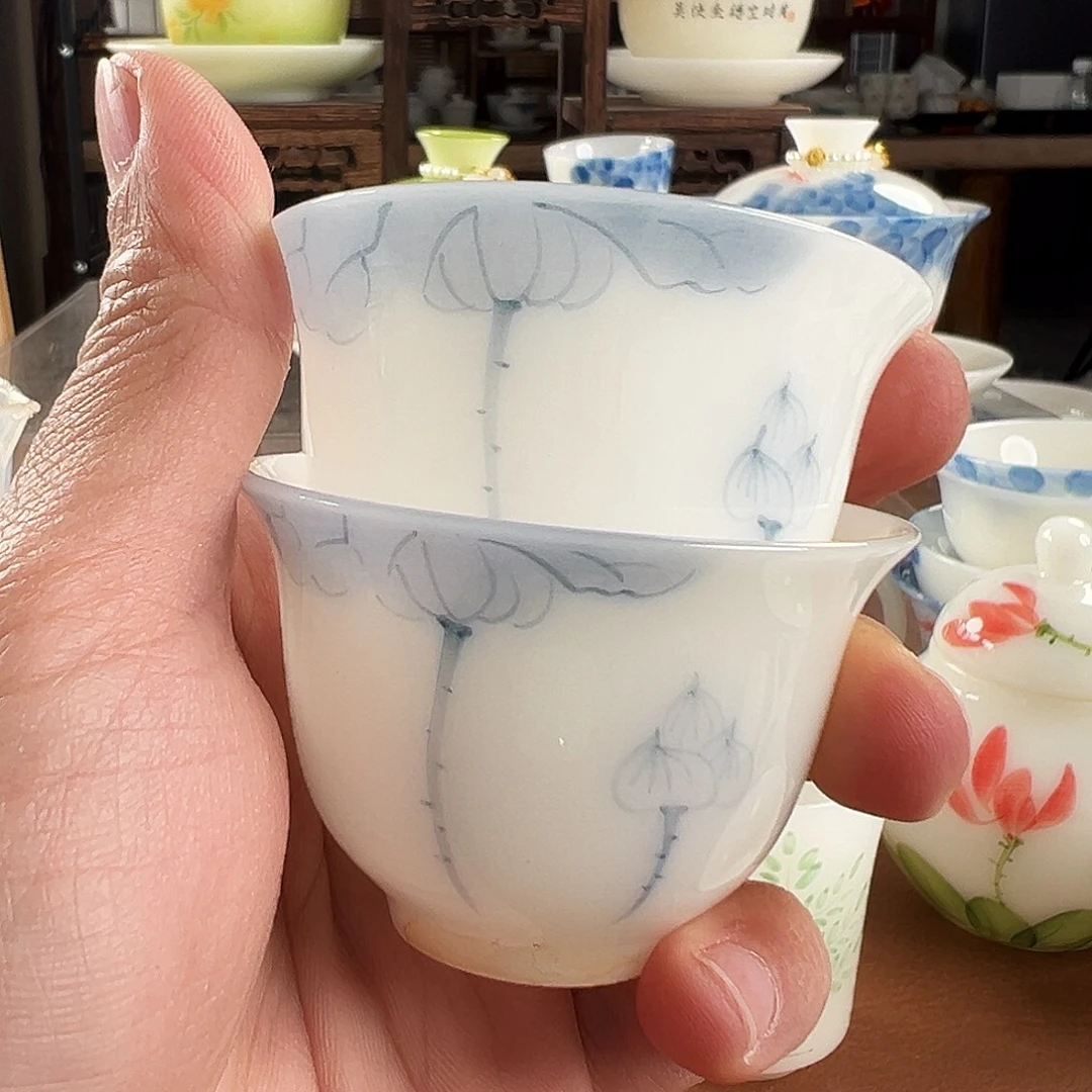 杯子陶璞玉陶瓷茶具系列手绘