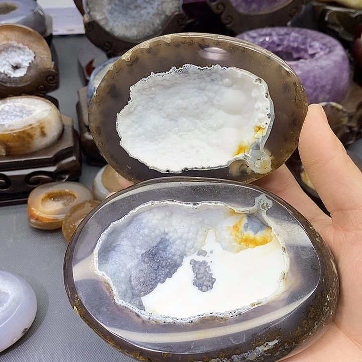 摆件未镶嵌紫晶聚宝盆