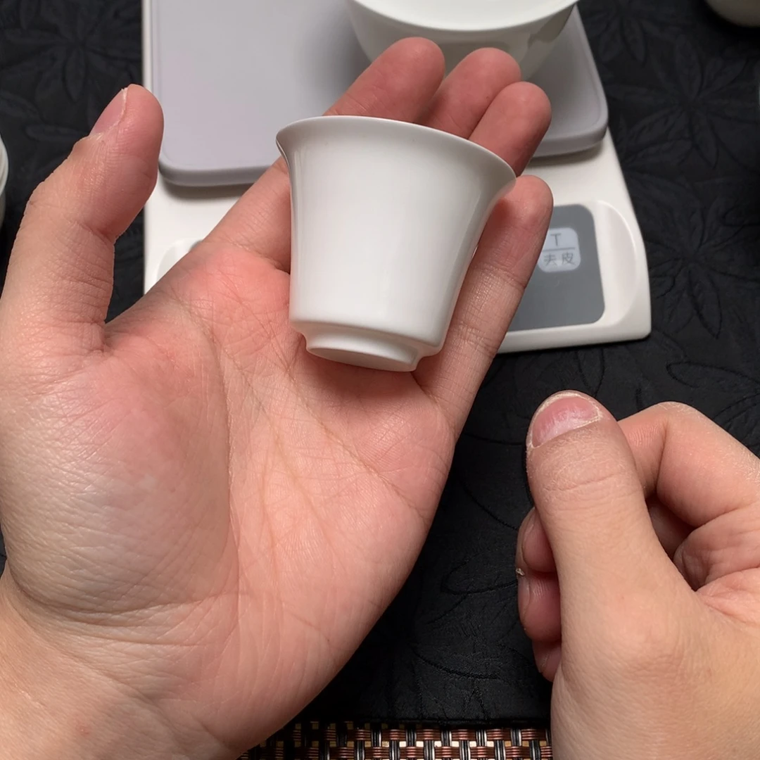 简***鱼杯杯骨瓷薄胎茶具骨瓷薄胎茶具