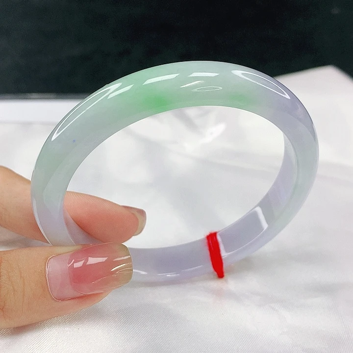 翡翠未镶嵌手镯圈56，8308